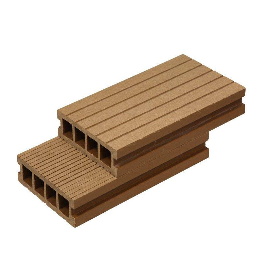 WPC Decking Prices Hollow and Grooved Wood Plastic Composite Flooring