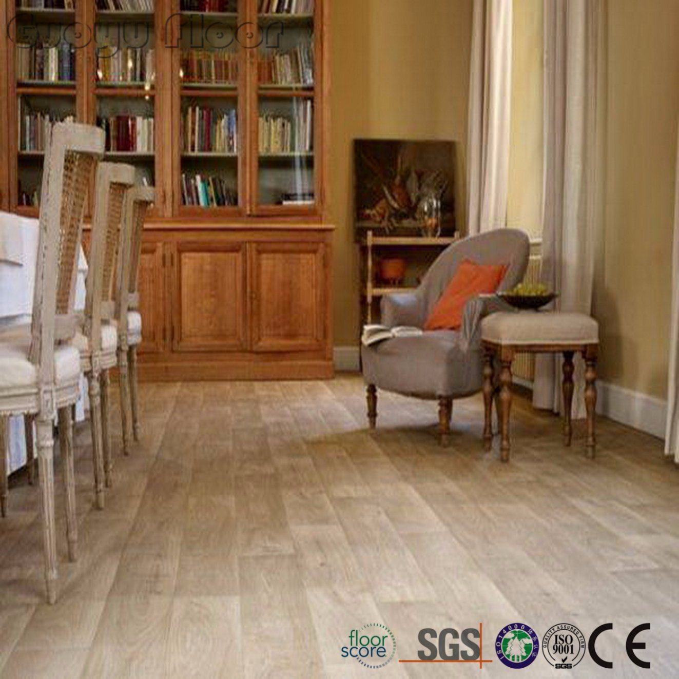 1.2mm Elegent Wood Dry Back Vinyl Plank Flooring