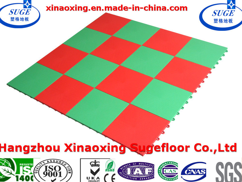 Polypropylene Material Iterlocking Indoor Sports Flooring