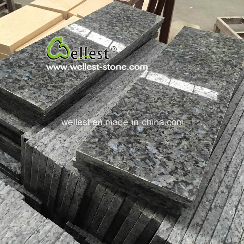 Polished Blue Pearl Royal Blue Granite Floor Tiles