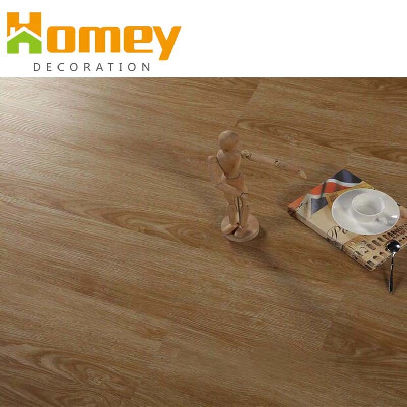 Wood Grain PVC Vinyl Flooring for Office / Shopping Mall