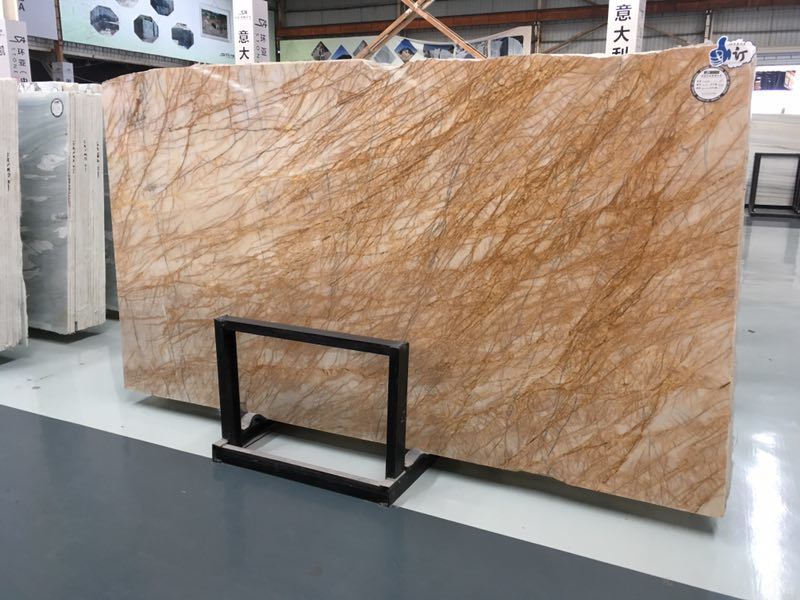 Golden Babylon Marble Slab for Kitchen/Bathroom/Wall/Floor