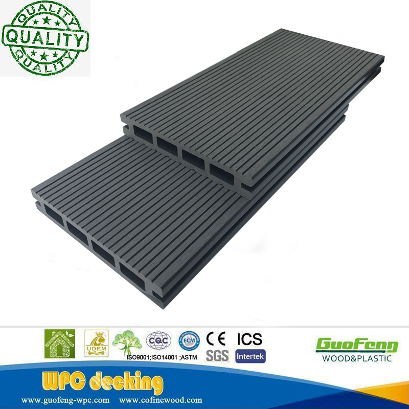 100% Recyclable WPC Decking Wood Plastic Composite Flooring