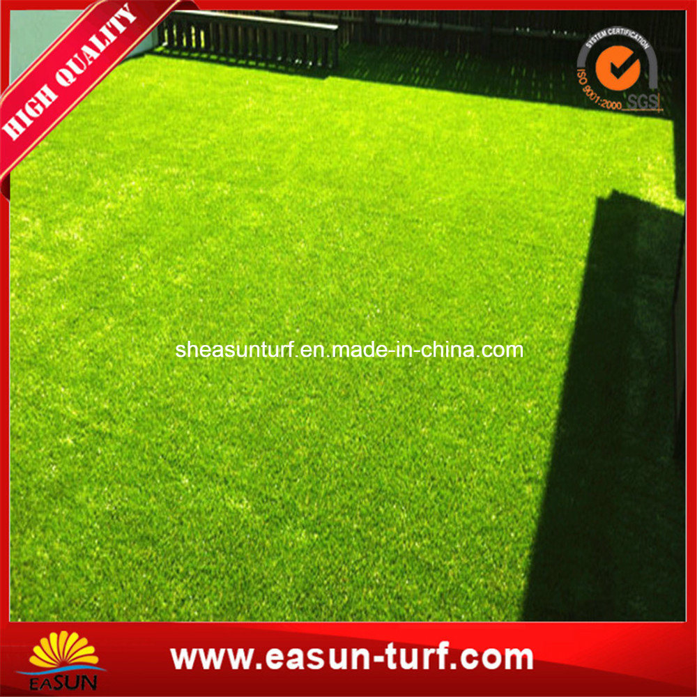 Thick Artificial Grass with Soft Touch and Stamp Feeling