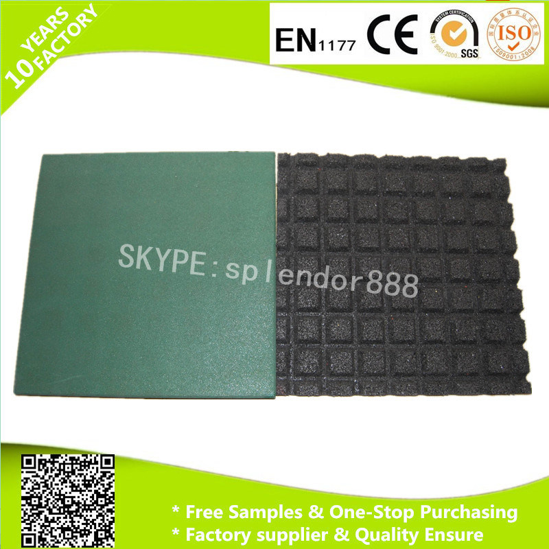 Outdoor Playground Safety Flooring Tiles