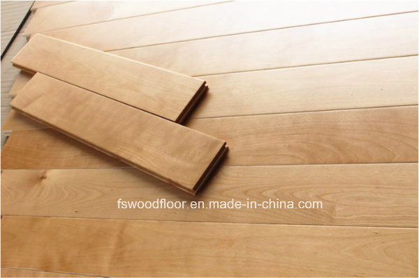 Clear Grade Natural UV Lacquered Maple Hardwood Flooring