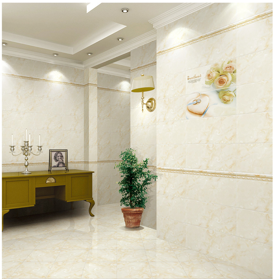 6D-Inkjet Glazed Interior Porcelain Wall Tile for Home Decoration (006)