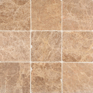 Light Emprador Marble Tile 4X4 Inch