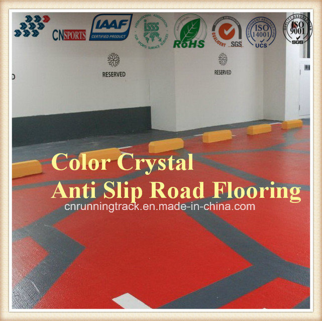 Color Crystal Anti Slip Road Flooring for Indoor outdoor Surface