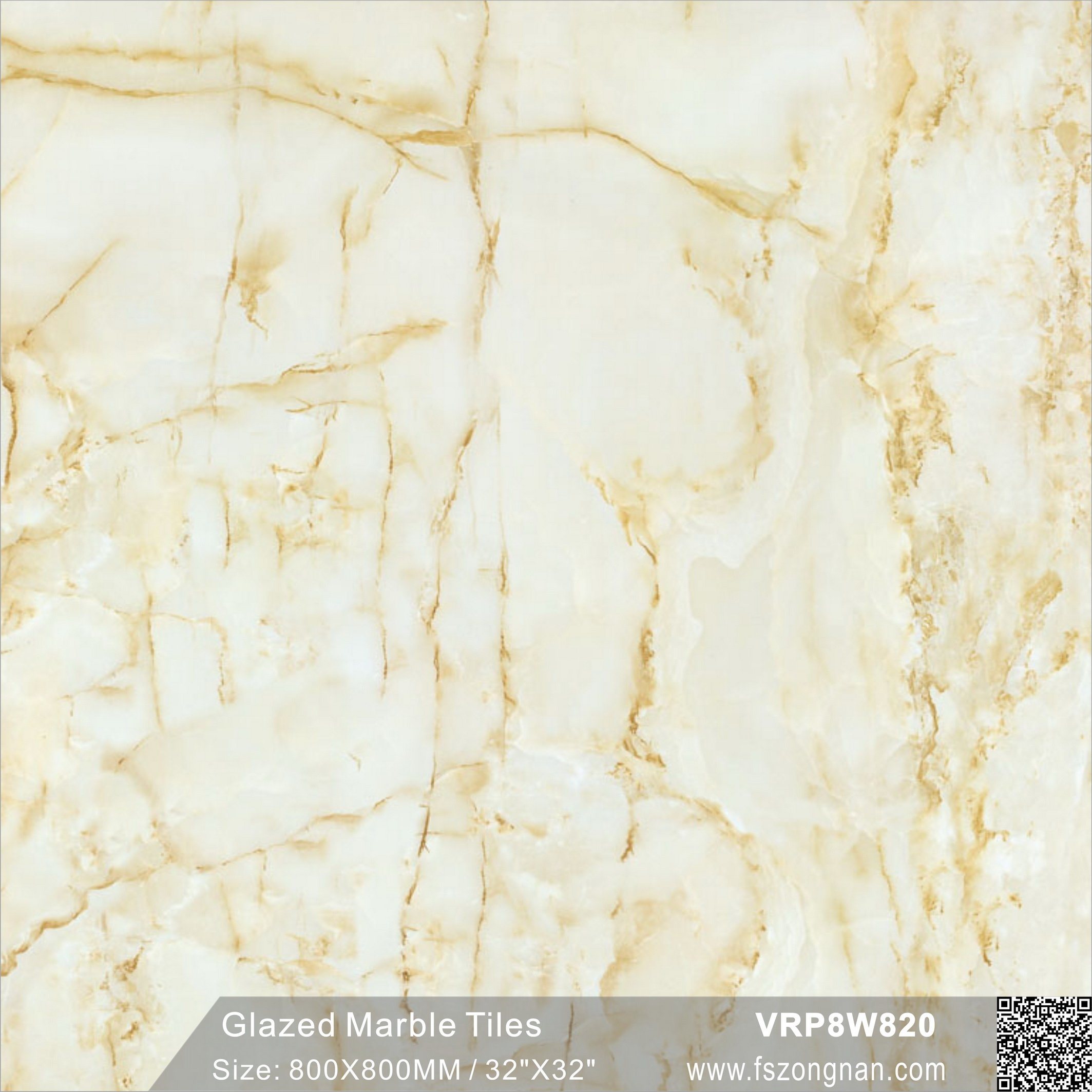 Building Material Marble Polished Porcelain Flooring Bathroom Wall Tile (VRP8W820, 800X800mm)