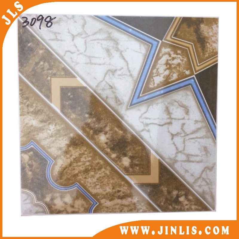 European Classic Pattern Marble Look Glazed Ceramic Floor Tile