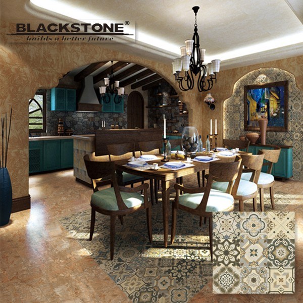 Spainish Impression Glazed Polished Decoration Tile 600*600 (6263202)