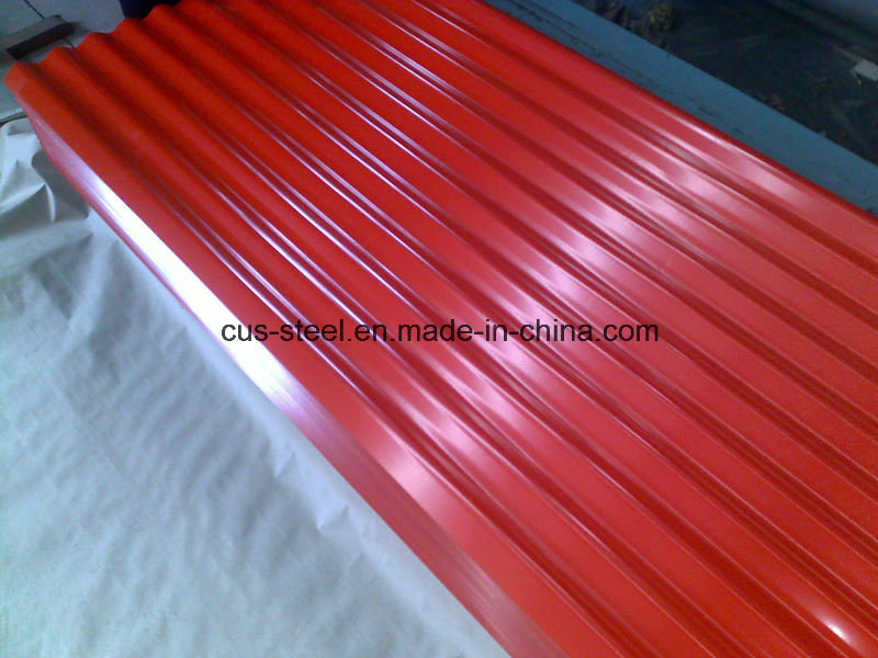 Corrugated Steel Roofing Sheet/Color Coated Metal Roof Sheet