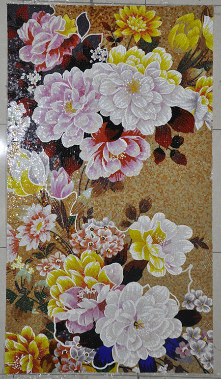 Tile Mosaic Picture Flower Pattern Mosaic Tile