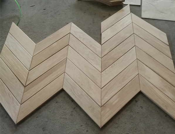 Euro Oak Chevron Floor / Parquet Flooring