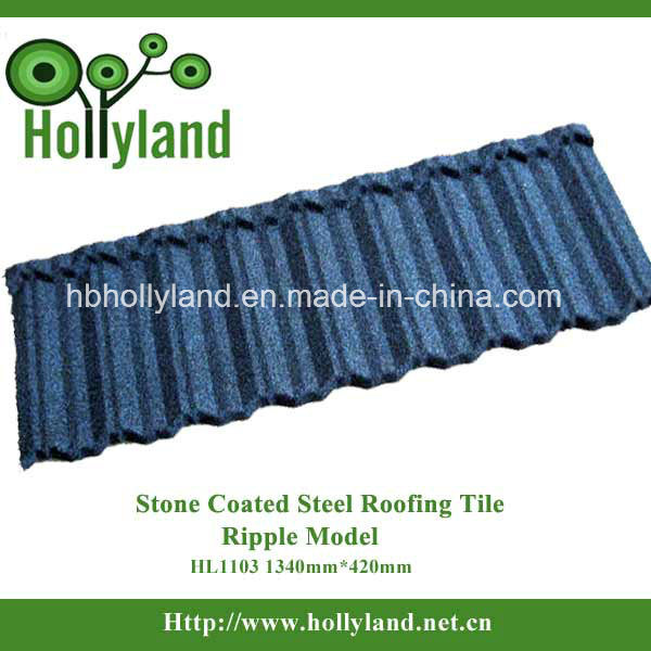 Stone Chips Coated Steel Roof Tile (Ripple Tile)