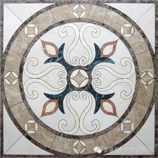 Waterjet Pattern Mosaic Tiles