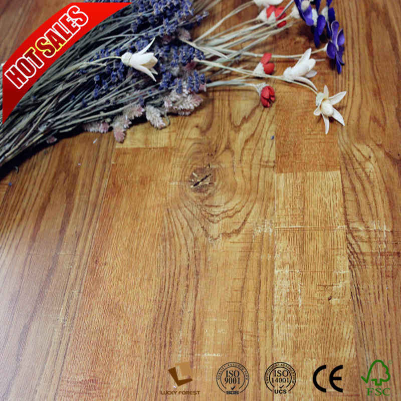 Coffee Beech Laminate Flooring 8.3mm Low Cost