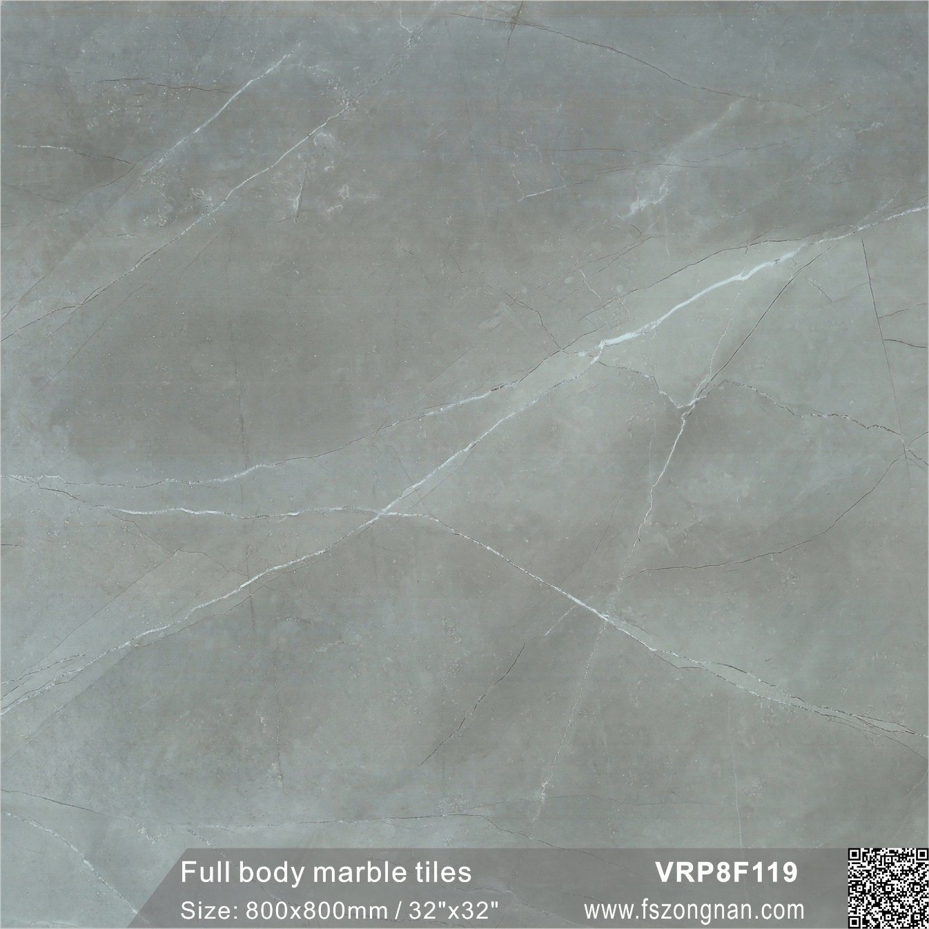 China Foshan Building Material Full Body Marble Glazed Floor Tile (VRP8F119, 800X800mm/32''x32'')