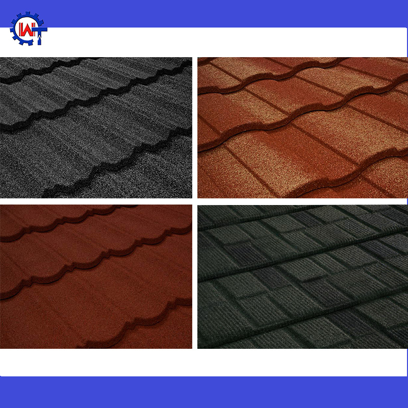 Color Stone Coated Roof Tile