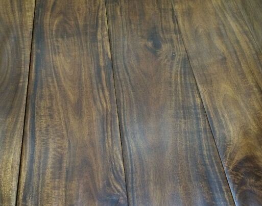 Hand Scraped Amber Acacia Solid Wood Flooring