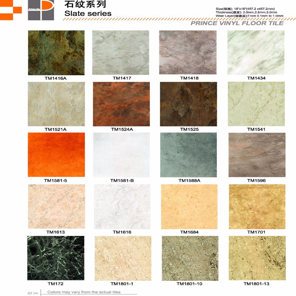 PVC Tile / PVC Mabos/ PVC Loose Lay/ PVC Self Laying Floor