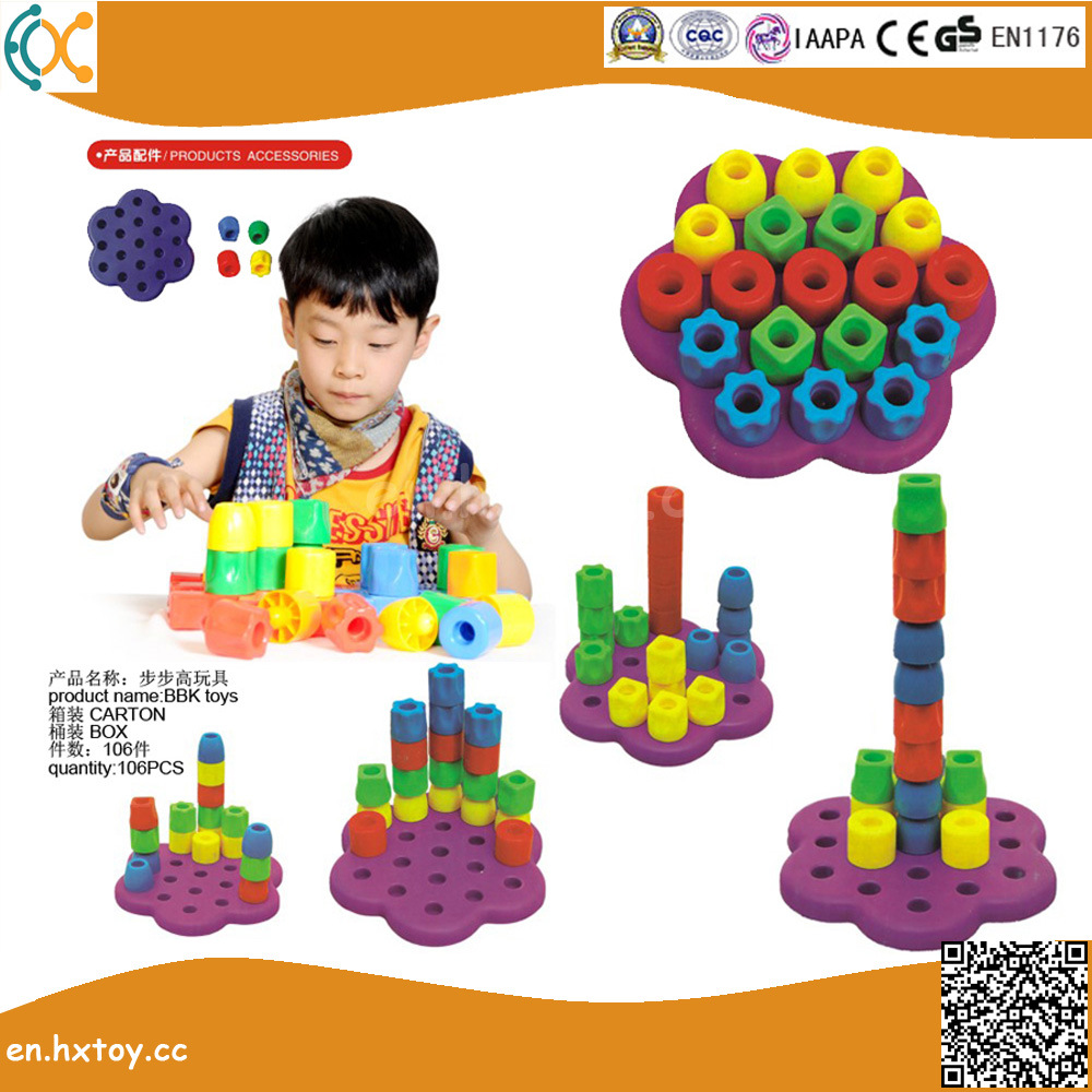 2018 New Plastic Tabletop Toys Building Blocks for Children