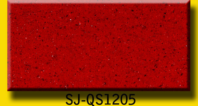 2016 Sparkle Red Quartz Stone Slabs