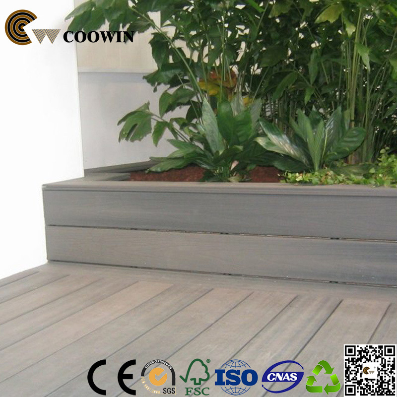 Anti-Slip Engineered Flooring Capped WPC Co-Extruded Decking for Outdoor