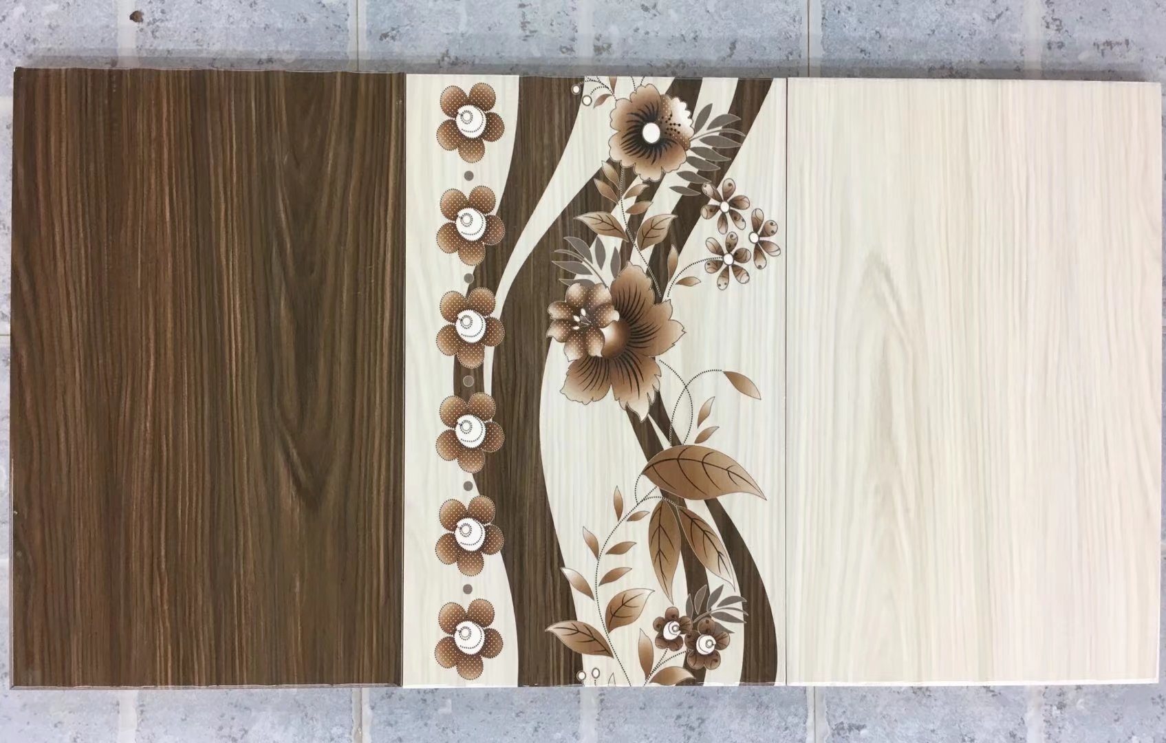 Wooden Like Inkjet Glazed Ceramic Wall Tile