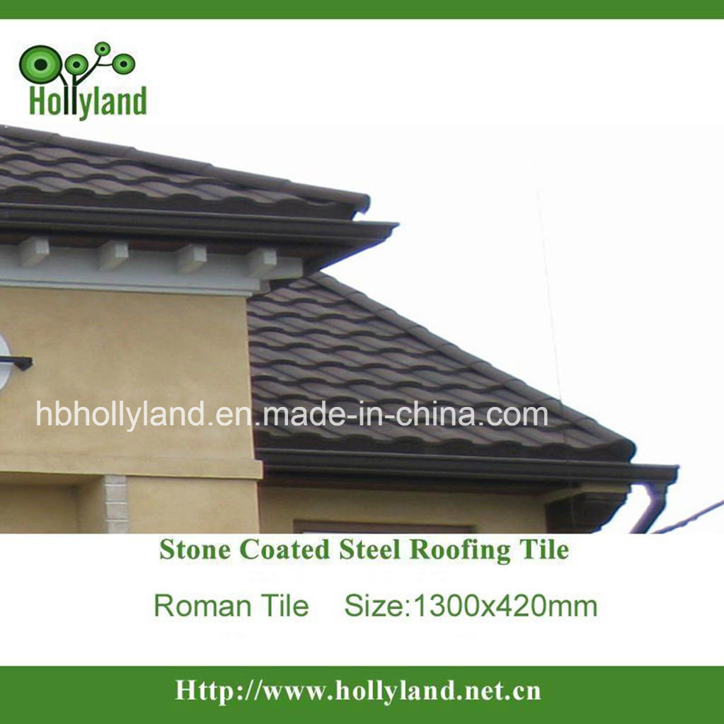 Stone Chips Coated Metal Roof Tile (Roman type)