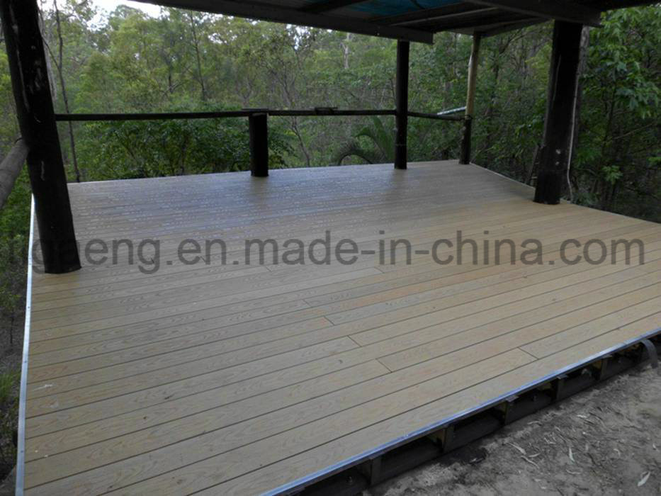 2017 New Design Anti-Slip WPC Outdoor Decking Floor for Europe