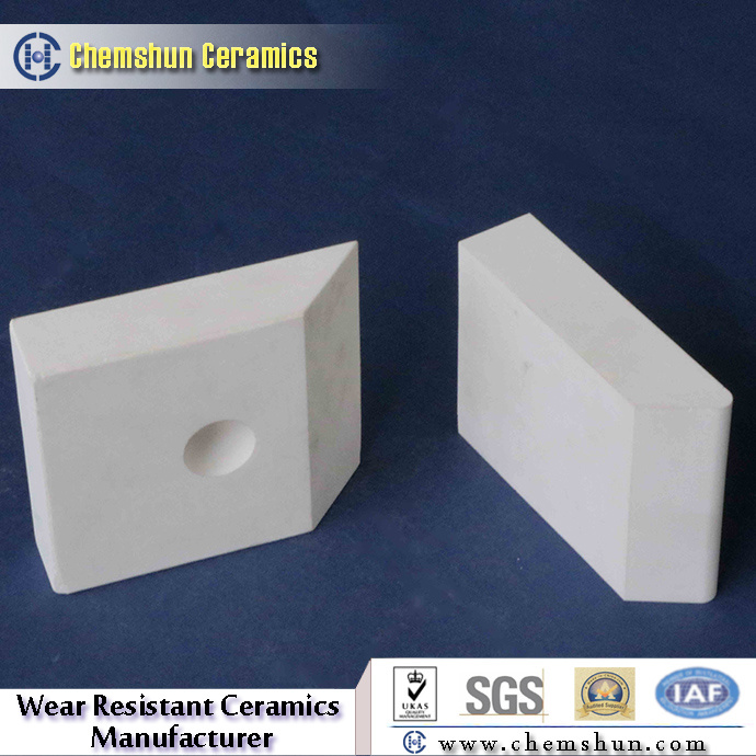 Anti-Impact Alpha Alumina Wear Resistant Ceramic Lining Ceramic Armor Plates