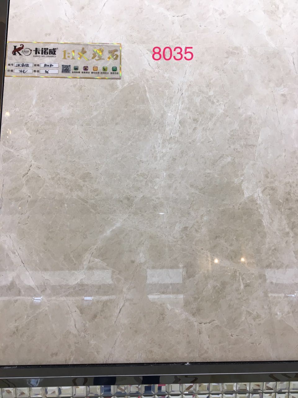 3D Inkjet Glazed Porcelain Ceramic Floor Tile for Home Decoration (600X600mm)