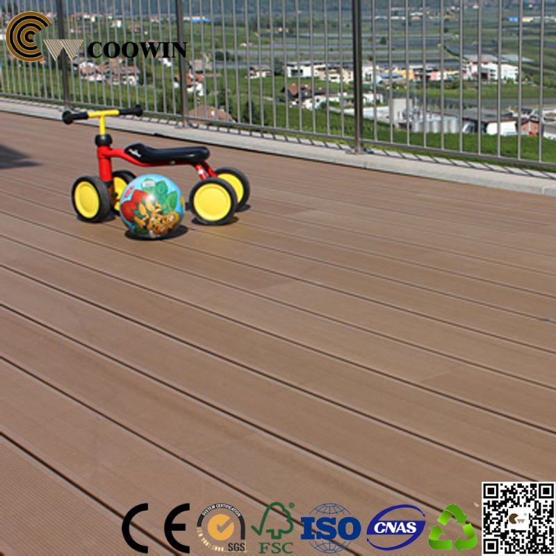 Eco-Friendly Waterproof Flooring WPC Floor Deckings / Engineered Floorings