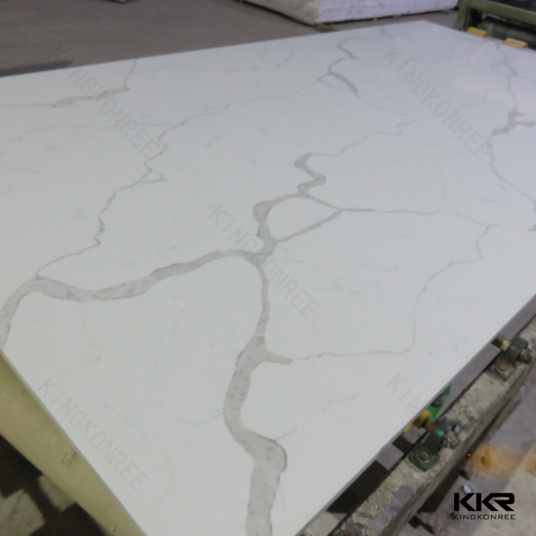 Artificial Marble Carrara White Quartz Stone (171219)