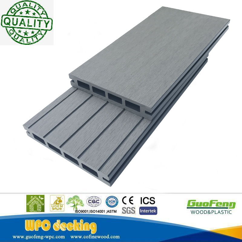 Anti- UV and Waterproof Wood Plastic Composite Decking WPC Flooring