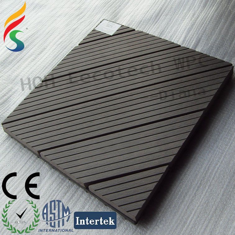 300*300mm WPC Home Balcony Floor Tile/Deck Tile