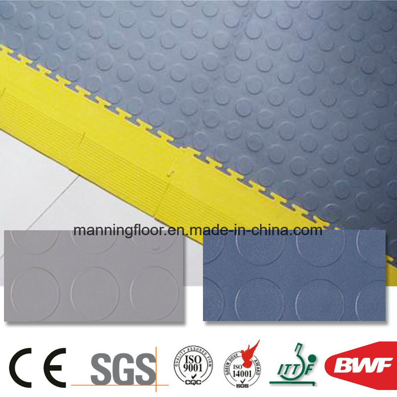 Fire Resistant Non-Toxic PVC Commercial Flooring Vinyl Floor for Industry Park Warehouse Workshop 1.2t