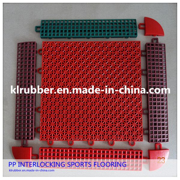 PP Suspended Interlocking Sports Flooring for Outdoor Court