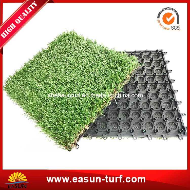 Interlocking Artificial Turf Mat Tile for Landscape