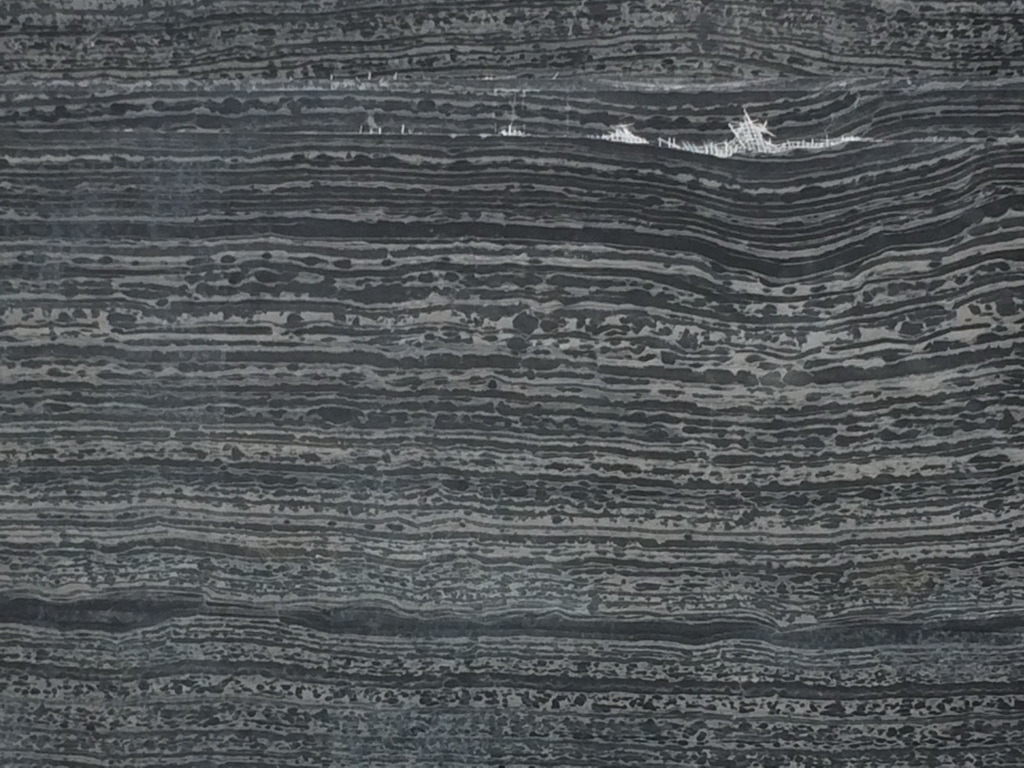 Acid Wash Black Wood Grain Marble Slabs Tiles From China