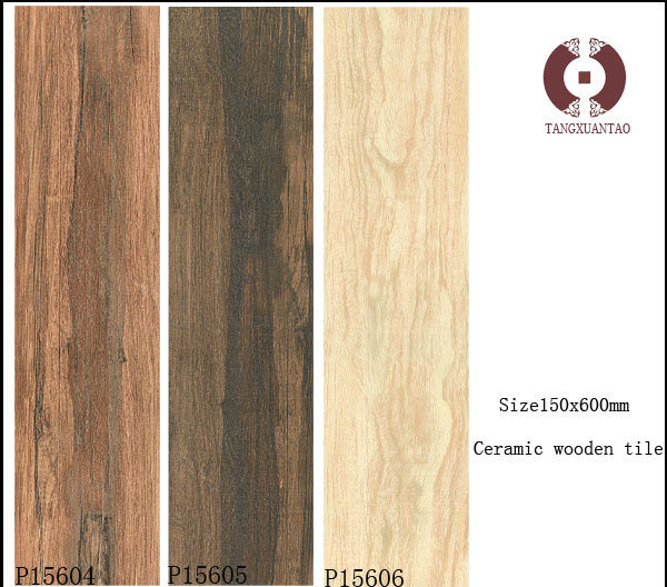 Wood Giain Porcelain Tiles Floor Tile (P15605)