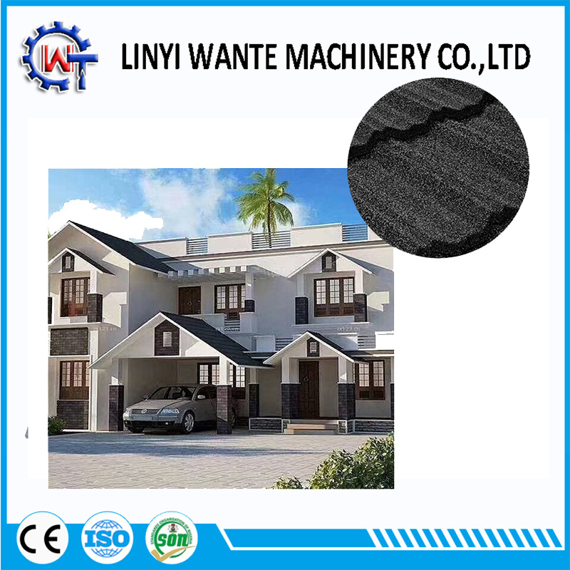 New Roof Material Nosentype Stone Coated Metal Roof Tile