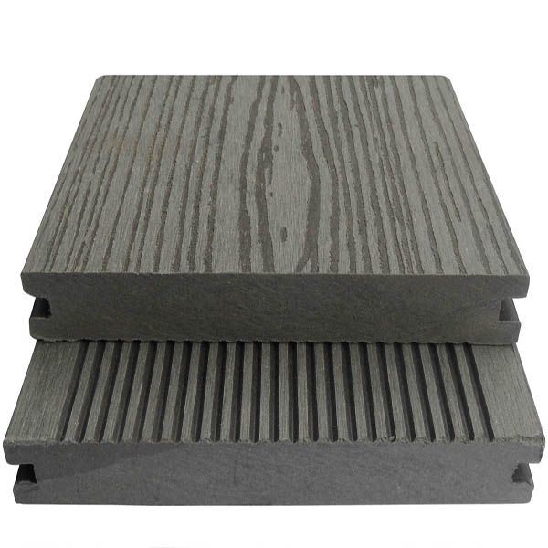 150*25mm Solid Core WPC Decking Outdoor WPC Flooring