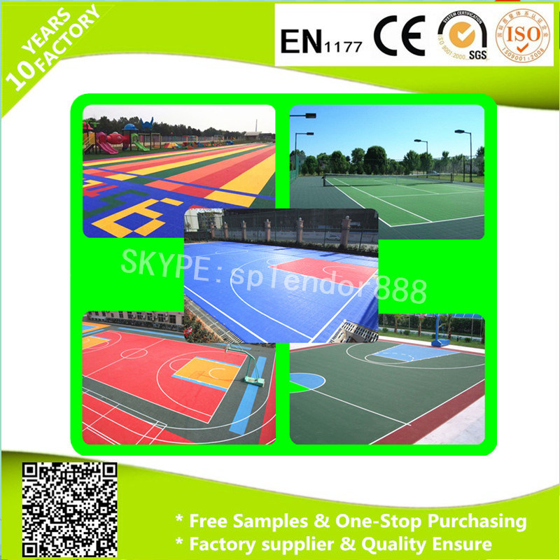 13mm Thickness PP Interlocking Plastic Garage Floor Tiles for Car Show