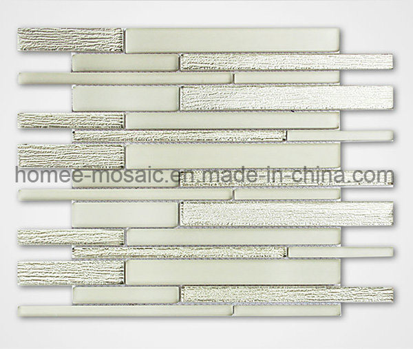 Beige Decorative Glass Tiles for Shower Cheap Wall Tile Factory