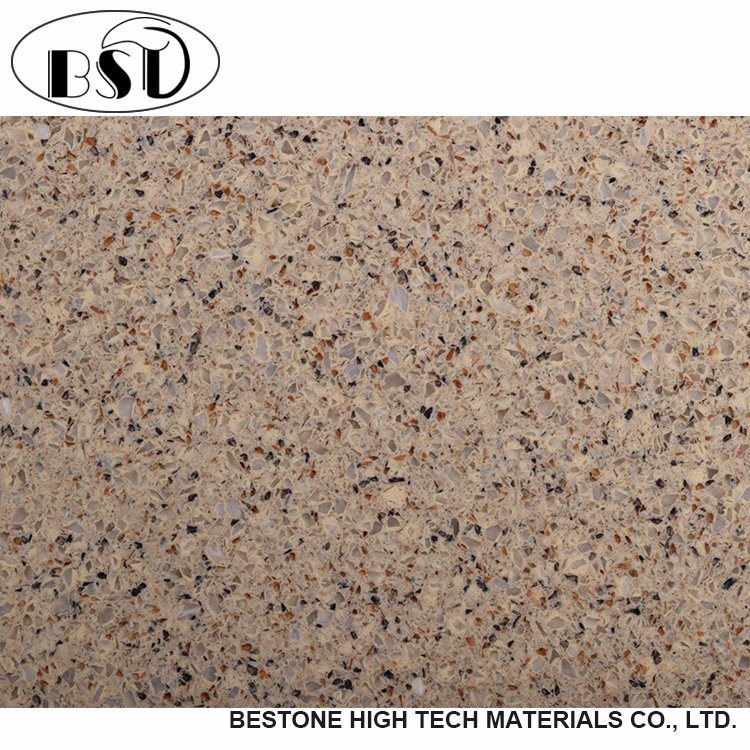 High Density Multi-Colored Quartz Stones for Kitchen Vanity Top