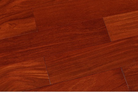 Reddish Cumaru in Mahogany Color Stains Wood Flooring