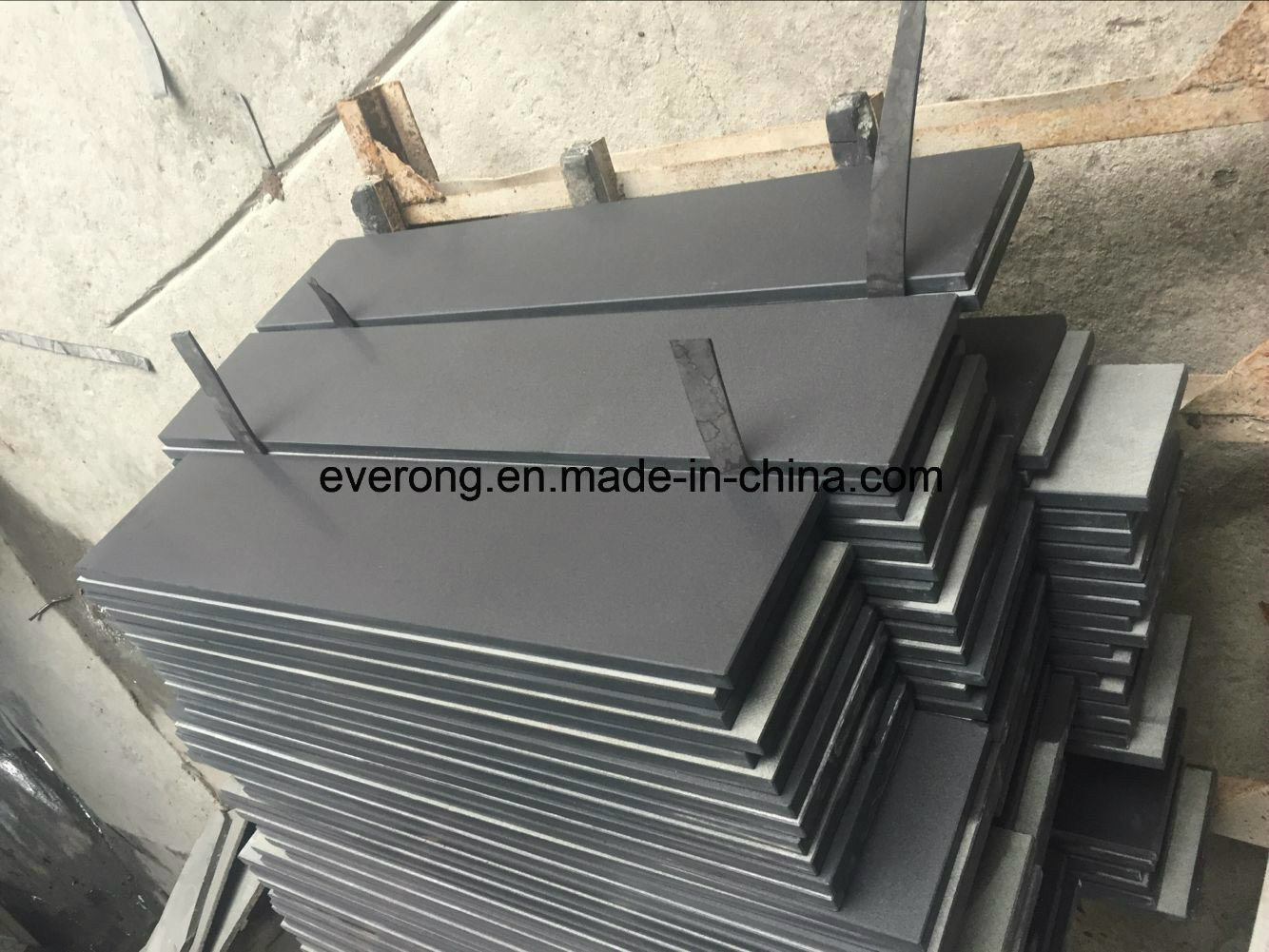 Natural Stone Mongolia Black Granite Window Sill Stone Granite Floor Tile, Step, Kitchen Top, Window Sill